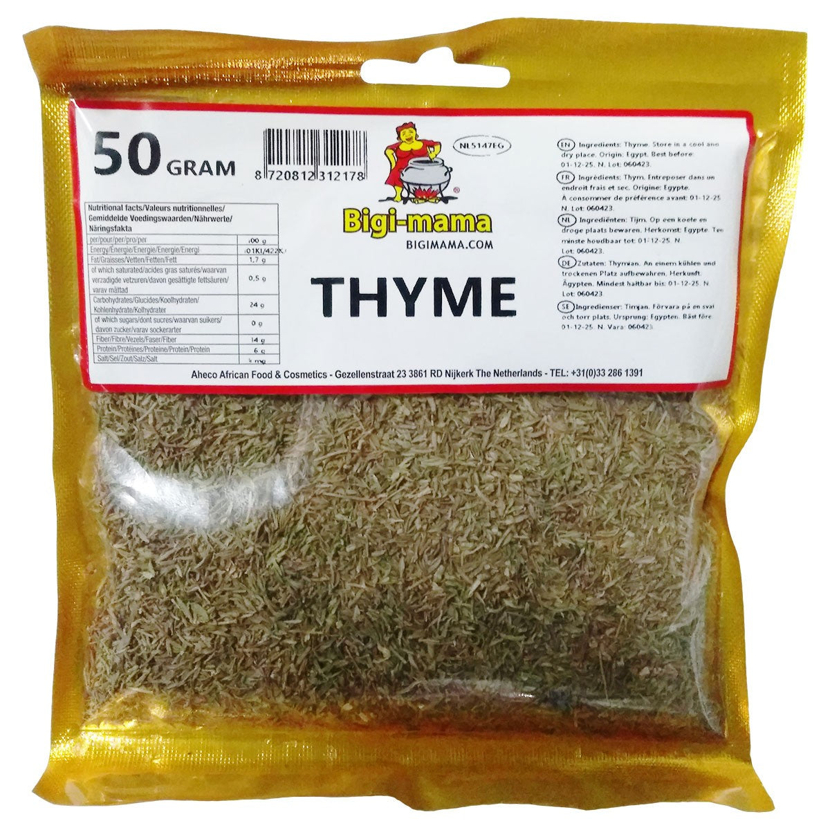 Thyme dried Bigi Mama 50 g