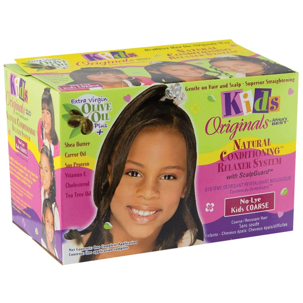 Olive Oil-Relaxer kit for Children (Glättungsset für kräftiges kinderhaar)