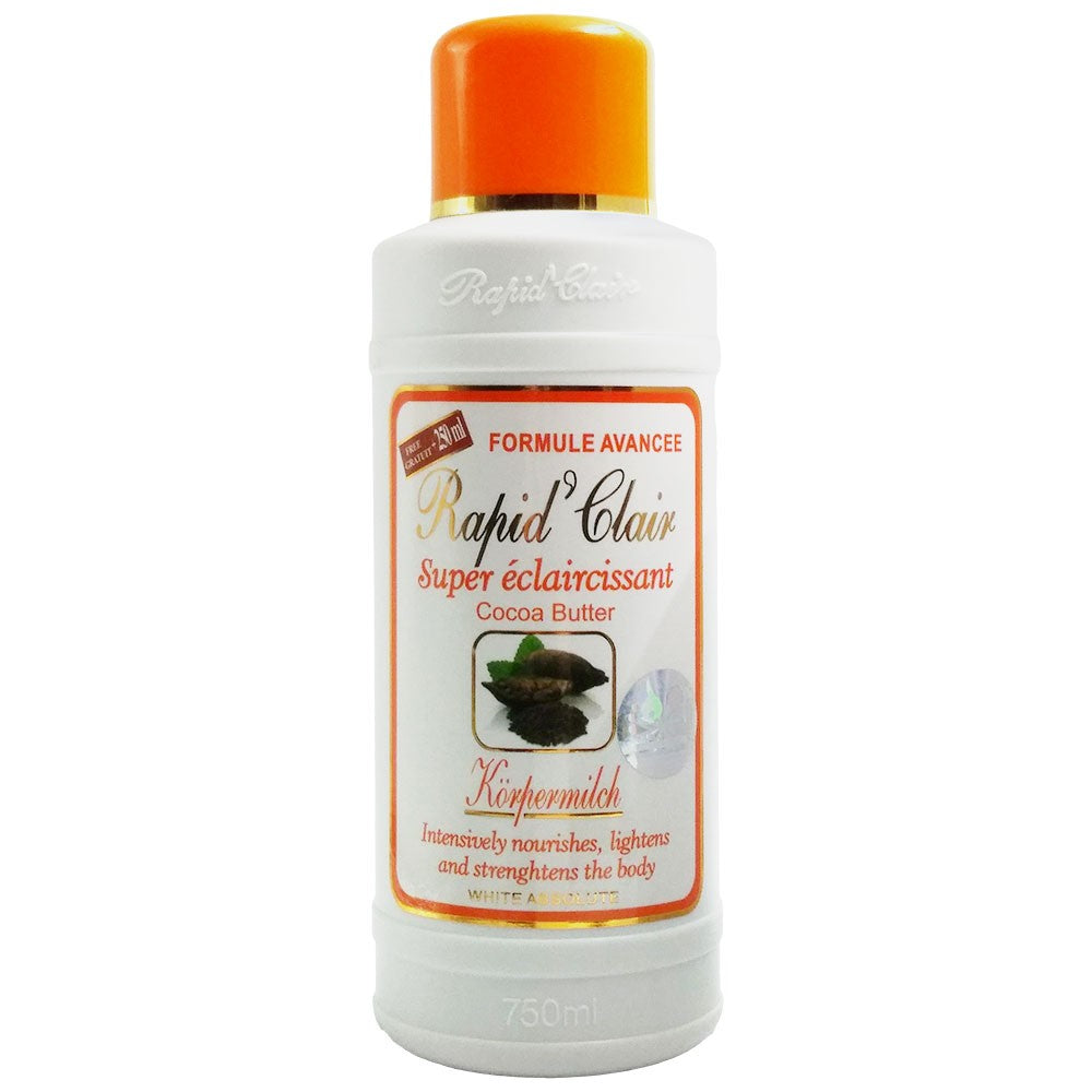 Rapid Clair Lait Éclaircissant Cocoa Butter Milk – 750 ml