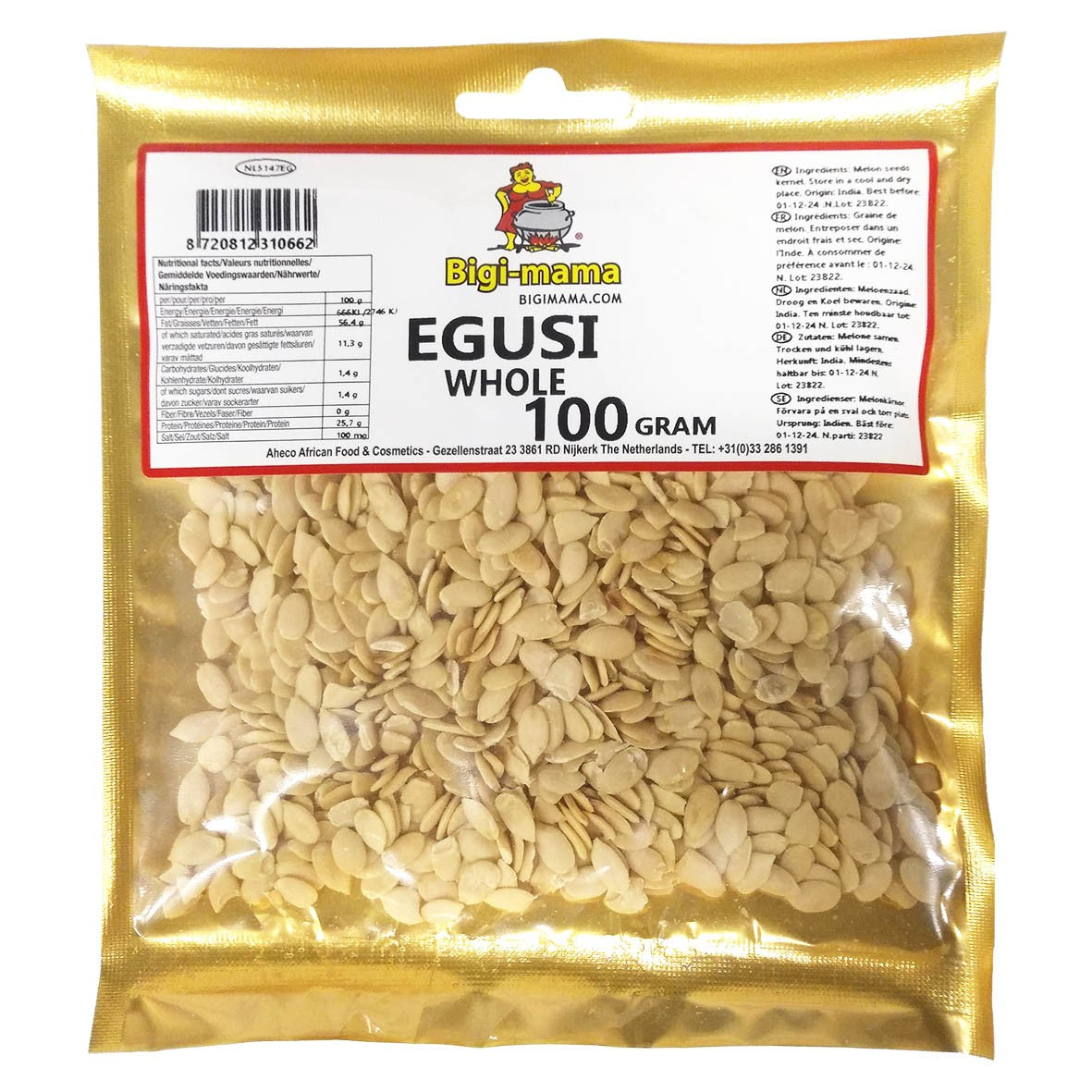 Bigi Mama Egusi Whole – 100 g